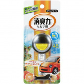 ST ShoushuuRIKI ЦИТРУС Гелевый ароматизатор для автомобиля аромат лайма и апельсина 3,2 мл