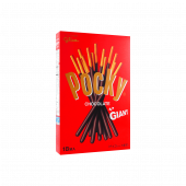 GLICO Pocky Giant Палочки гигантские в темном шоколаде, упаковка 151,2 гр., гигантские палочки 18 шт. * 8,4 гр.