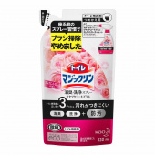 KAO Спрей-пенка чистящий для туалета с ароматом роз Magiclean 330 мл сменная упаковка