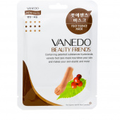 Питательная Маска-носочки для стоп Vanedo с фильтратом улитки и мочевиной, 1 пара, эссенция 18 гр.