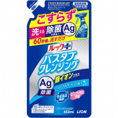 LION Чистящее средство для ванной комнаты LOOK PLUS AG быстрого действия против известкового налета с ионами серебра сменная упаковка 450 мл