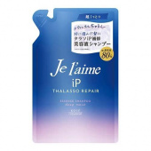 KOSE Шампунь для волос Jelaime IP THALASSO REPAIR восстанавливающий, цитрусово-цветочный аромат, сменная упаковка 340 мл
