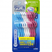 Зубная нить LION Clinica Y-образная зубная нить с пластиковой ручкой, утолщенная 1,5 мм 18 шт  