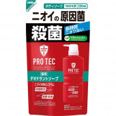 LION Жидкое мыло PRO TEC для тела мужское с метолом 330 мл  мягкая упаковка