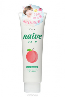 Пенка для умывания и удаления макияжа Naive с экстрактом листьев персикового дерева 200 гр, фото 1