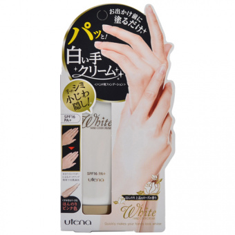 Отбеливающий крем для рук UTENA White Hand Cream SPF16 PA+ 50g Whitening Hand Cream, фото 1